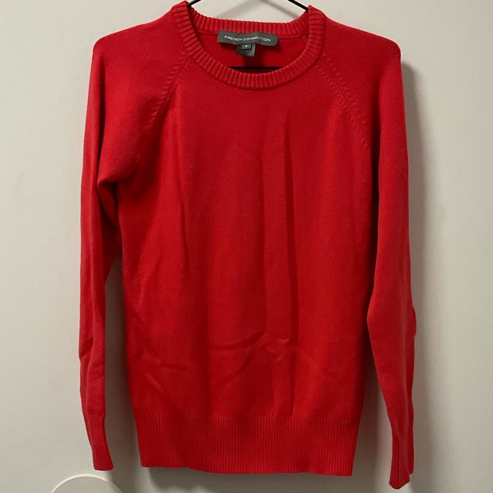 Soft Brilliantly Colored French Connection Poly. Acrylic Elastane Blend Sweater! - Picture 5 of 10